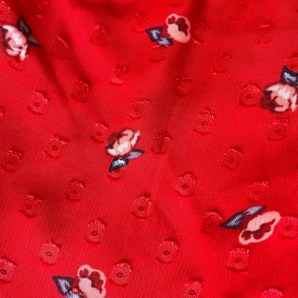 Wayf Vibrant Red Asymmetrical Dress - Picture 6 of 7